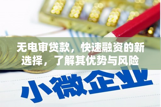 金安无电审贷款，快速融资的新选择，了解其优势与风险