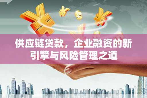 金安供应链贷款，企业融资的新引擎与风险管理之道