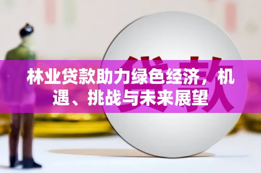 金安林业贷款助力绿色经济，机遇、挑战与未来展望