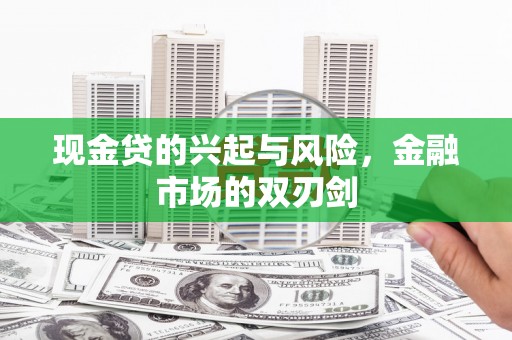 金安现金贷的兴起与风险，金融市场的双刃剑