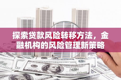 金安探索贷款风险转移方法，金融机构的风险管理新策略