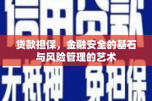 金安贷款担保，金融安全的基石与风险管理的艺术