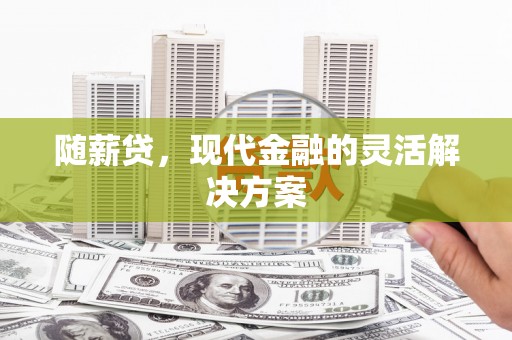 金安随薪贷，现代金融的灵活解决方案