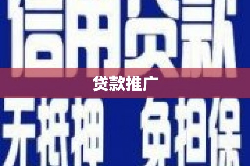 金安贷款推广