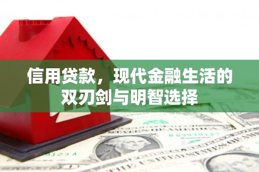 金安信用贷款，现代金融生活的双刃剑与明智选择