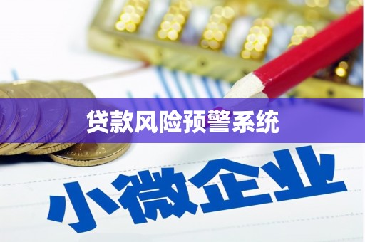 金安贷款风险预警系统