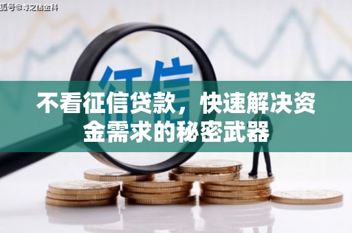 金安不看征信贷款，快速解决资金需求的秘密武器