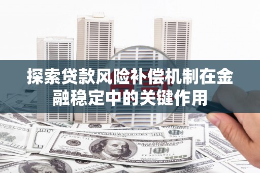 金安探索贷款风险补偿机制在金融稳定中的关键作用