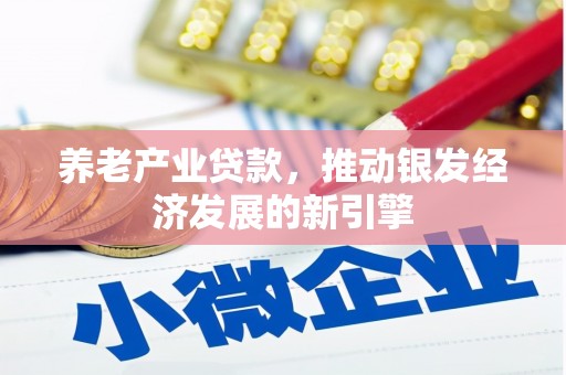 金安养老产业贷款，推动银发经济发展的新引擎