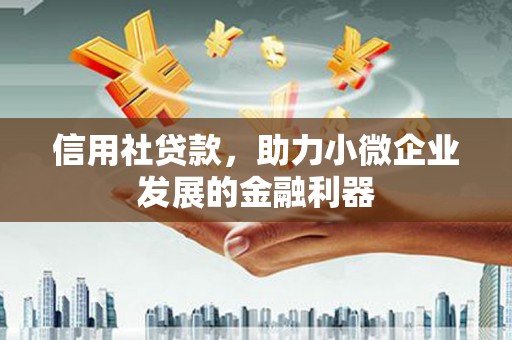 金安信用社贷款，助力小微企业发展的金融利器