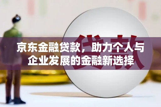金安京东金融贷款，助力个人与企业发展的金融新选择