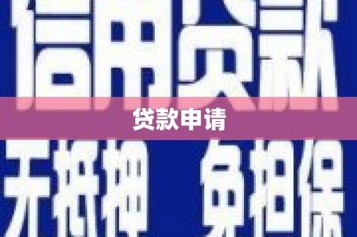 金安贷款申请