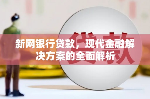 金安新网银行贷款，现代金融解决方案的全面解析
