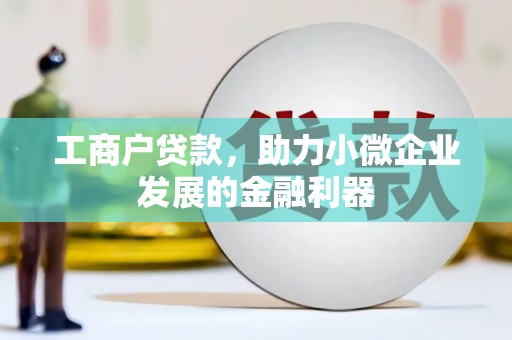 金安工商户贷款，助力小微企业发展的金融利器