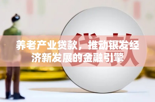 金安养老产业贷款，推动银发经济新发展的金融引擎