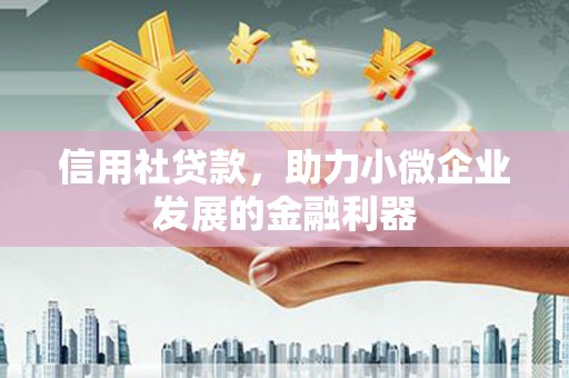 金安信用社贷款，助力小微企业发展的金融利器