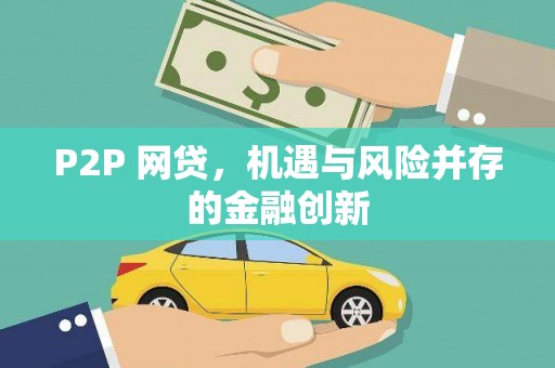 金安P2P 网贷，机遇与风险并存的金融创新