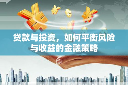 金安贷款与投资，如何平衡风险与收益的金融策略