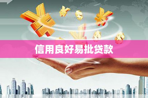 金安信用良好易批贷款