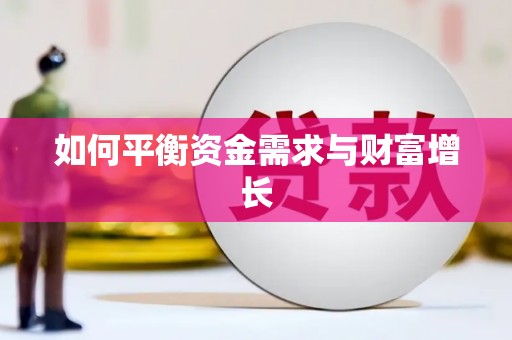 金安如何平衡资金需求与财富增长