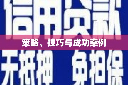 金安策略、技巧与成功案例