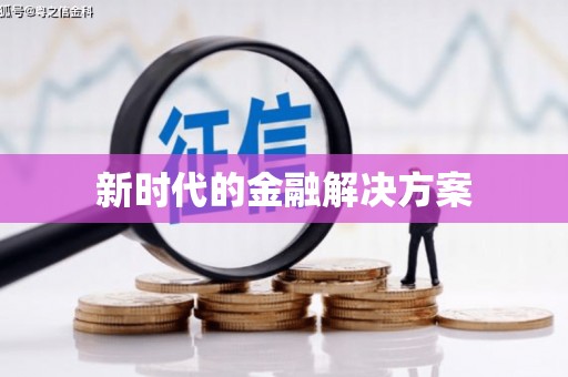 金安新时代的金融解决方案