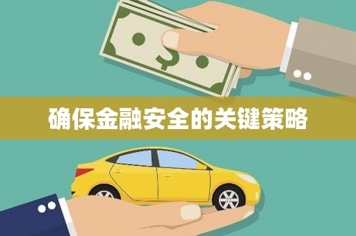 金安确保金融安全的关键策略