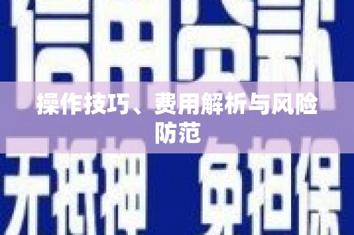 金安操作技巧、费用解析与风险防范