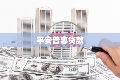 金安平安普惠贷款