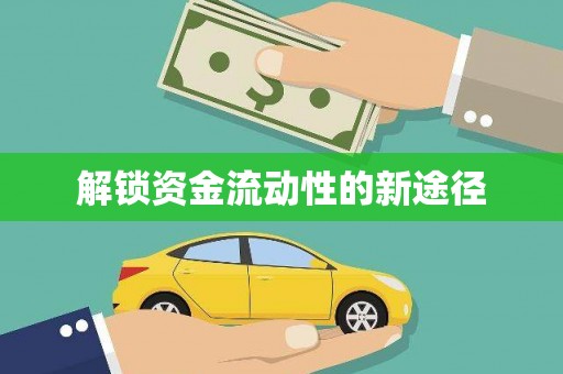 金安解锁资金流动性的新途径