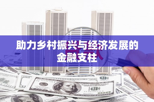 金安助力乡村振兴与经济发展的金融支柱